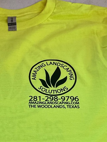 Custom landscaping tee